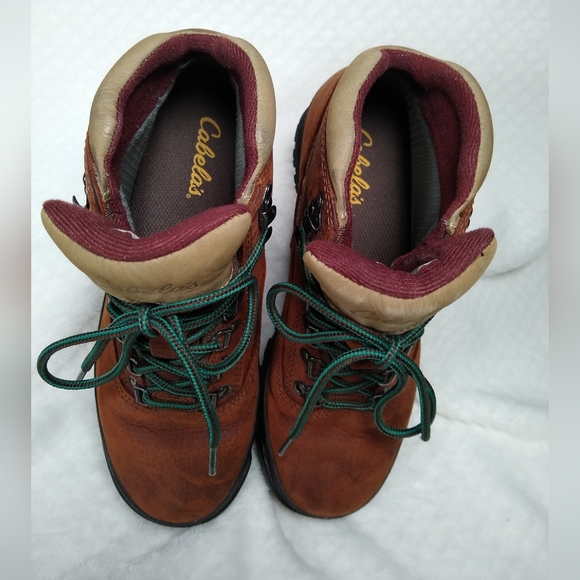 NWOT Cabela's Women's Brown Gore-tex Leather Uppers Hiking / Work Boots 8M - Picture 8 of 9